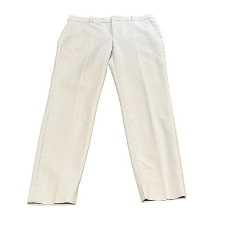 Zara Woman Light Grey Slim‎ Tailored Trousers Dress Pants Size 8  #218 - Picture 9 of 9